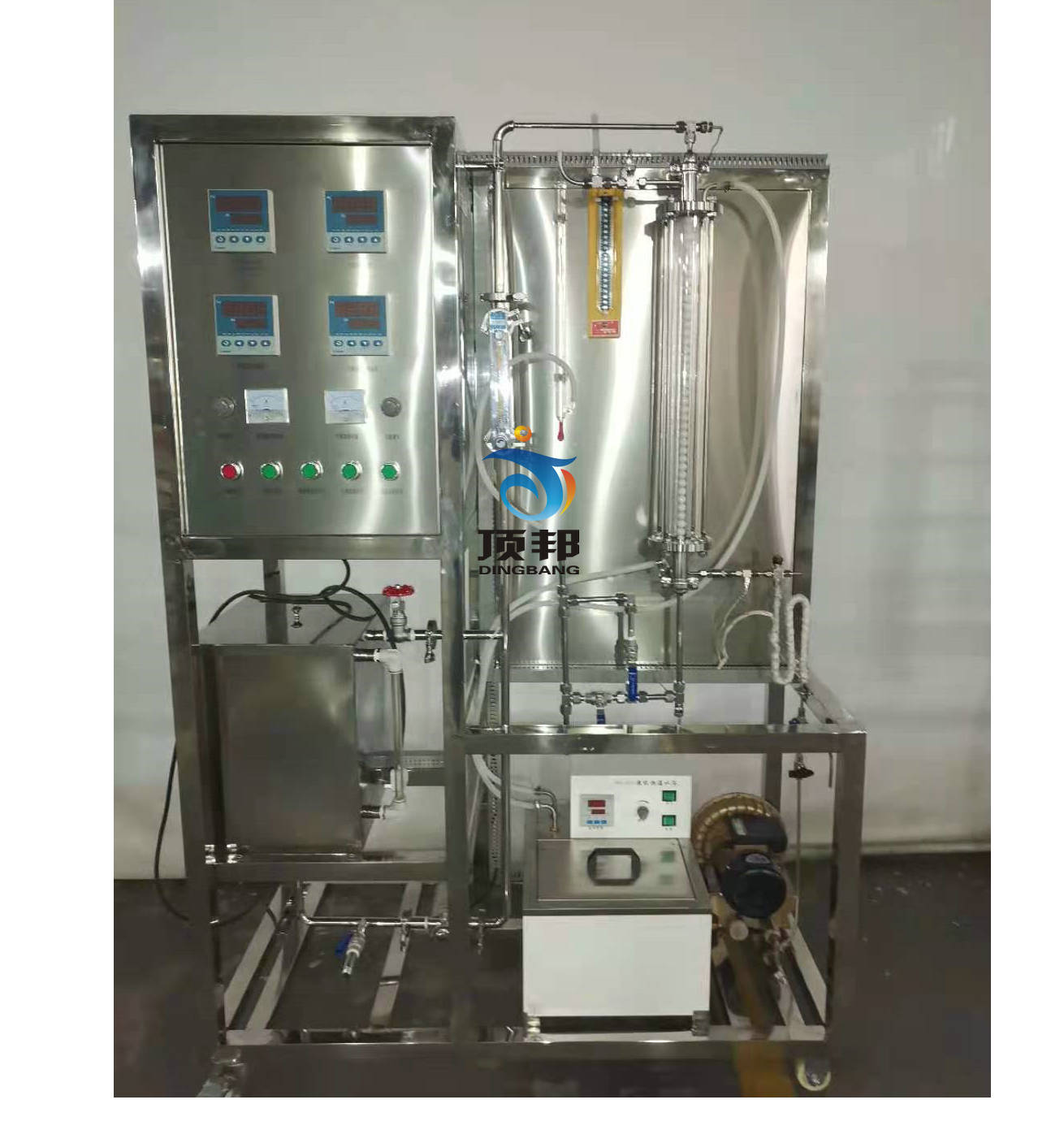 圆盘塔二氧化碳吸收液膜传质系数测定装置(图1) 圆盘塔二氧化碳吸收液膜传质系数测定装置